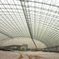 LF Space Frame Estrutura do telhado Armazenamento de carvão Ponto de parafuso pré -fabricado